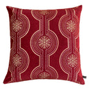 Holiday Throw Pillow With Snowflake Embroidery by Unique Piece Furniture