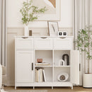 Storage Cabinets, Wooden Floor Cabinet, With Drawers And Shelves Storage Cabinets, Accent Cabinet For Living Room, Bedroom, Bathroom Furniture Home Decor by HouseOfZazla