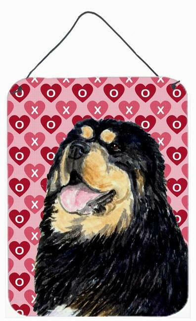 Tibetan Mastiff Hearts Love and Valentine's Day Wall or Door Hanging Prints