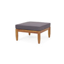 Bianca - Outdoor 3 Seater Sofa Chat Set With Ottoman - Teak by HouseOfZazla