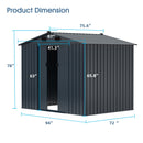 Chery Industrial - Garden Metal Shed Premium by HouseOfZazla