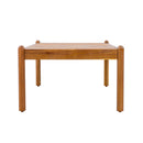 Outdoor Acacia Wood Coffee Table, Teak Finish