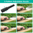 Stainless Steel Garden Hose with 7-Pattern Nozzle by LJGDeals