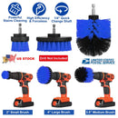 3Pcs/Set Drill Brush Power Scrubber Cleaning Brush for Car Carpet Wall Tile Tub Cleaner Combo
