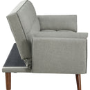 Caufield - Tufted Convertible Sofa Bed Upholstered - Gray by HouseOfZazla