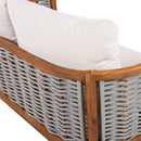 Outdoor Unique Tub Design 4-Seat Sofa Set with Woven Rope by HouseOfZazla