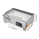 Yescom Electric Griddle with Lid Flat Top Grill 22in 3000W