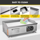 Yescom Electric Griddle with Lid Flat Top Grill 22in 3000W