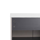 Modern Freestanding Bathroom Vanity With Soft Close Cabinet Doors by HouseOfZazla