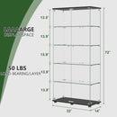 Display Cabinet With Shelf Double Doors And Lock by HouseOfZazla