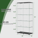 Display Cabinet With Shelf Double Doors And Lock by Unique Piece Furniture