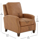 Jack - Push Back Recliner With Track Arms And Nailhead Accents by Unique Piece Furniture