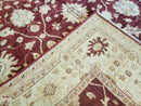 8' X 10' Handmade Peshawar Floral Oriental Wool Rug Hand Knotted Carpet Nice
