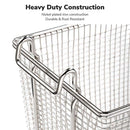 Yescom Commercial Deep Fryer Baskets with Handle & Front Hook 13x6x6in