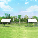 26.2 x 9.5 ft Large Walk-In Chicken Coop with Roof Cover by LJGDeals