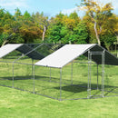 26.2 x 9.5 ft Large Walk-In Chicken Coop with Roof Cover by LJGDeals