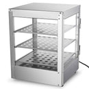 Yescom Pizza Food Warmer Commercial Countertop Display Case 3-Tier 15x15x20