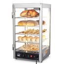 Yescom Pizza Food Warmer Commercial Countertop Display Case 5-Tier 15x15x28