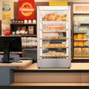Yescom Pizza Food Warmer Commercial Countertop Display Case 5-Tier 15x15x28