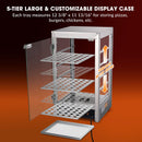 Yescom Pizza Food Warmer Commercial Countertop Display Case 5-Tier 15x15x28