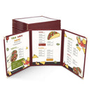 Yescom 8.5x11 Menu Covers Cafe Restaurant Red