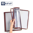 Yescom 8.5x11 Menu Covers Cafe Restaurant Red