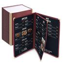 Yescom 8.5x11 Menu Covers Cafe Restaurant Red