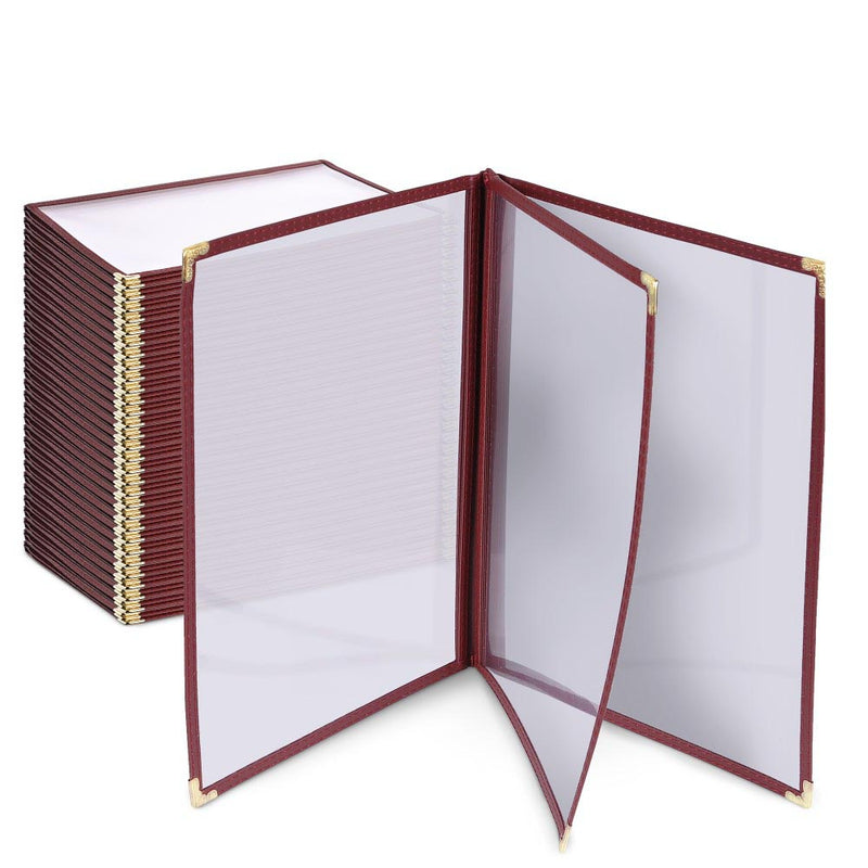 Yescom 8.5x14 Menu Covers Cafe Restaurant Red