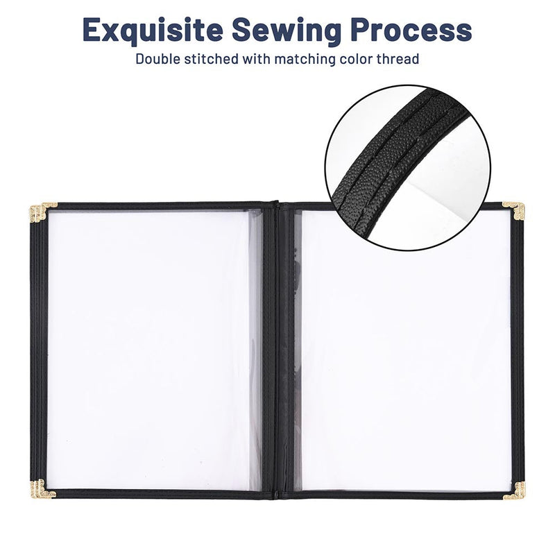 Yescom 8.5x11 Menu Covers Cafe Restaurant Black