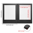Yescom LED Back Lit Menu Holder 8.5x11in by yescomusa