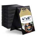 Yescom Table Tents Double Sided Cards Holder PU Leather by yescomusa