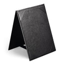 Yescom Table Tents Double Sided Cards Holder PU Leather