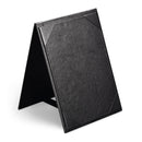 Yescom Table Tents Double Sided Cards Holder PU Leather by yescomusa