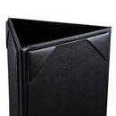 Yescom 3-Sided Table Tent Bar Cafe Cards Holder PU Leather