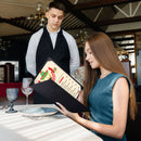 Yescom 8.5x14 PU Leather Menu Covers Set(5)