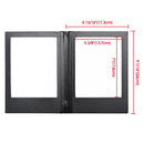 Yescom Personalized Menu Covers LED Menu Cover Dual Page 5.5x7in Set(5)