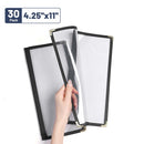 Yescom 30x Menu Covers Bistro Wine List Holder 4.25x11