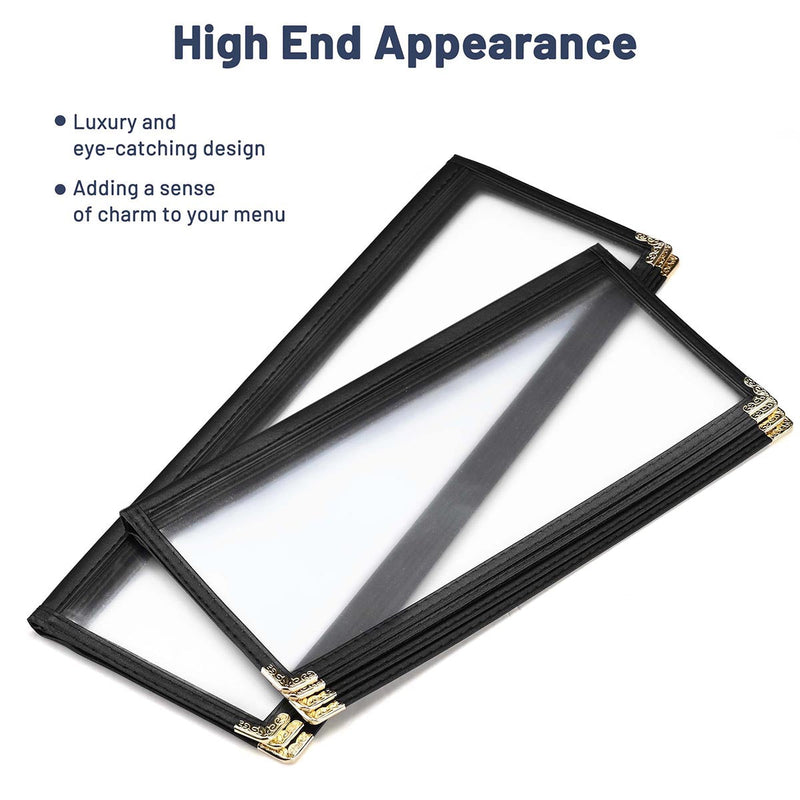 Yescom 30x Menu Covers Bistro Wine List Holder 4.25x11