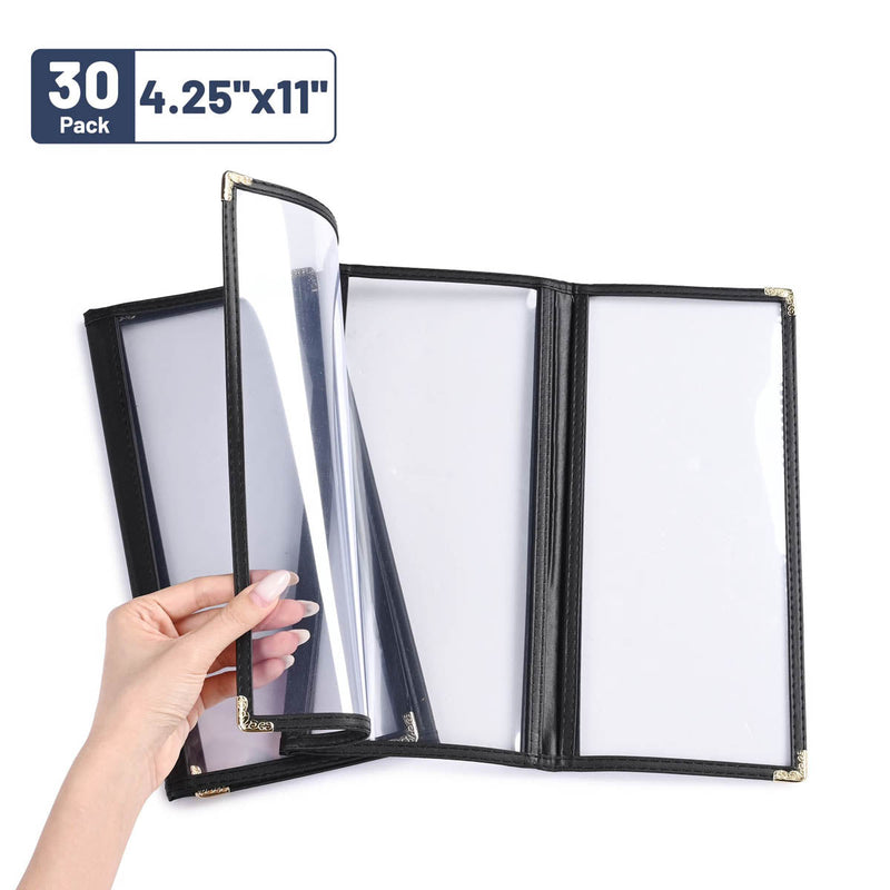 Yescom 30x Menu Covers Bistro Wine List Holder 4.25x11