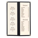 Yescom 30x Menu Covers Bistro Wine List Holder 4.25x14