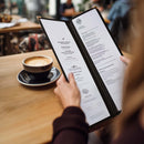 Yescom 30x Menu Covers Bistro Wine List Holder 4.25x14