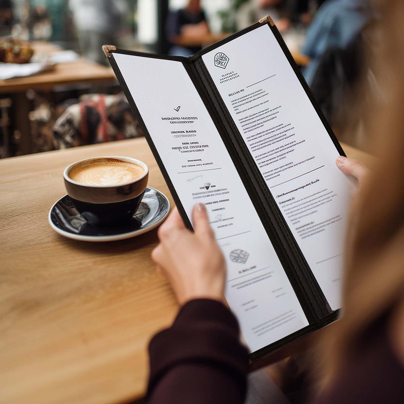 Yescom 30x Menu Covers Bistro Wine List Holder 4.25x14