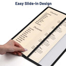 Yescom 30x Menu Covers Bistro Wine List Holder 4.25x14