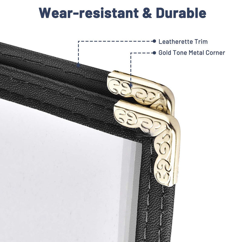 Yescom 30x Menu Covers Bistro Wine List Holder 4.25x14