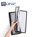 Yescom 30x Menu Covers Bistro Wine List Holder 4.25x14