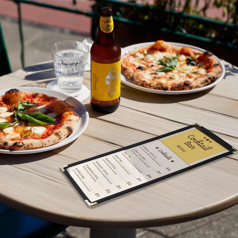 Yescom 30x Menu Covers Bistro Wine List Holder 4.25x14