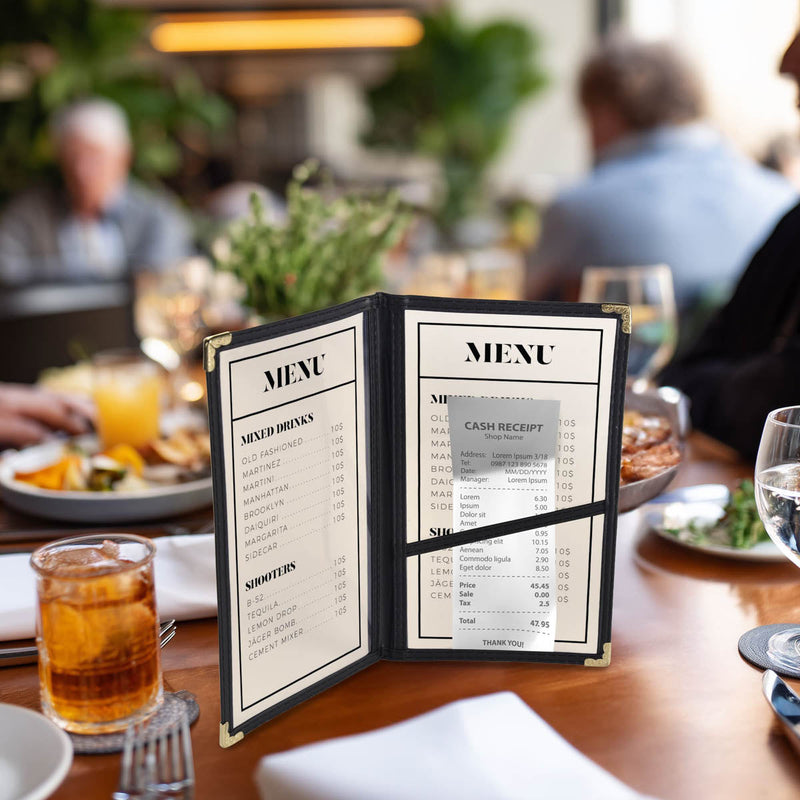 Yescom 30x Check Presenters Restaurant Server Book 5x9in