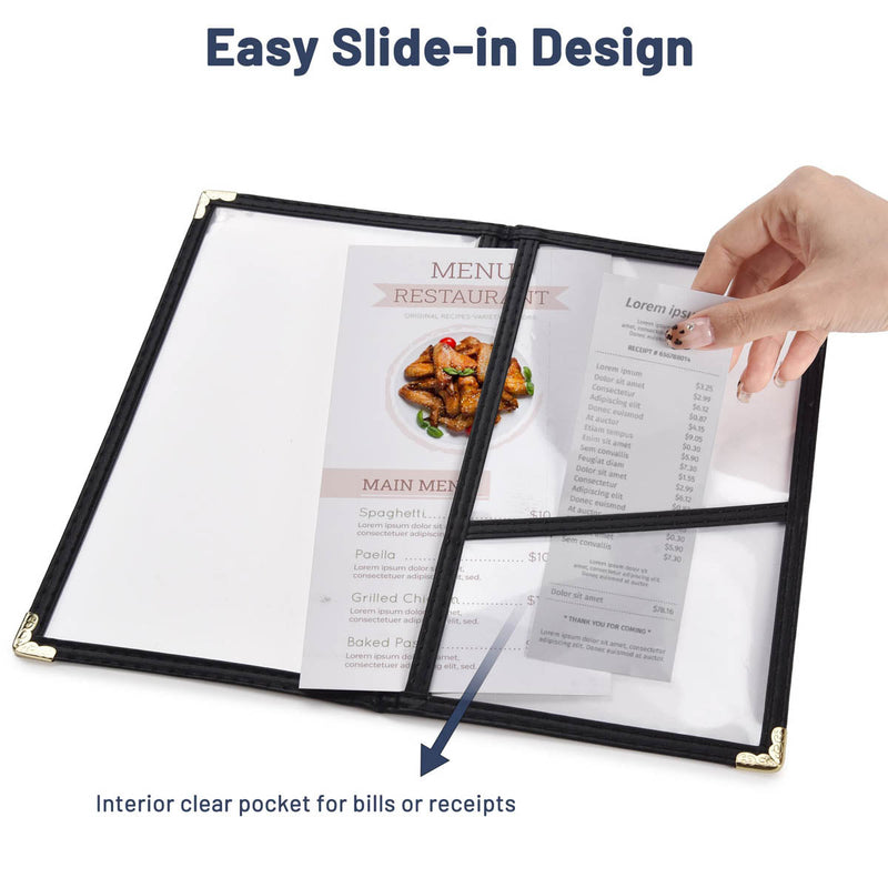 Yescom 30x Check Presenters Restaurant Server Book 5x9in