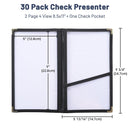 Yescom 30x Check Presenters Restaurant Server Book 5x9in