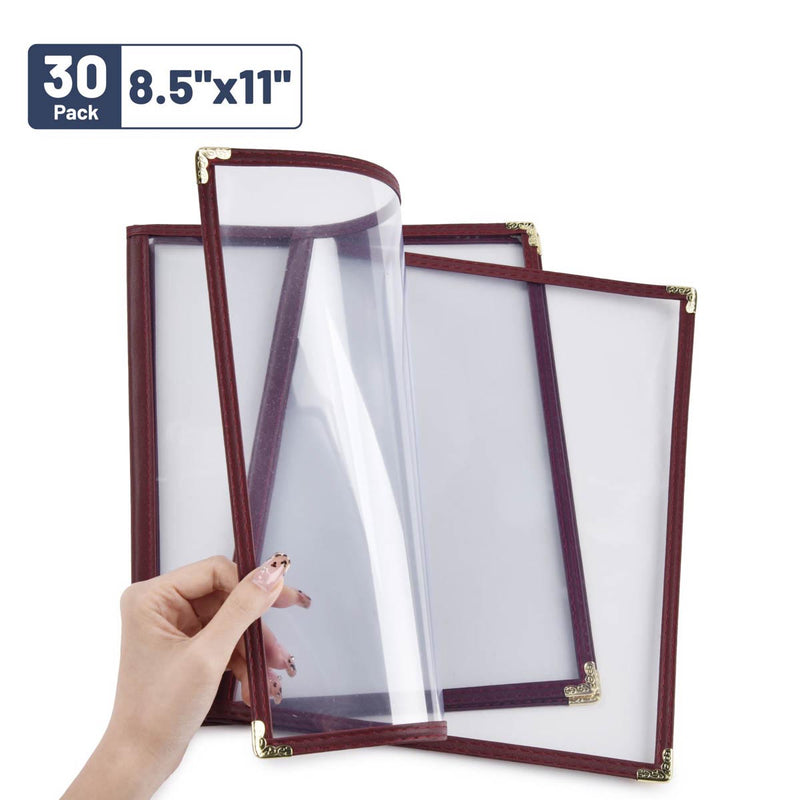 Yescom 8.5x11 Menu Covers Cafe Restaurant Red